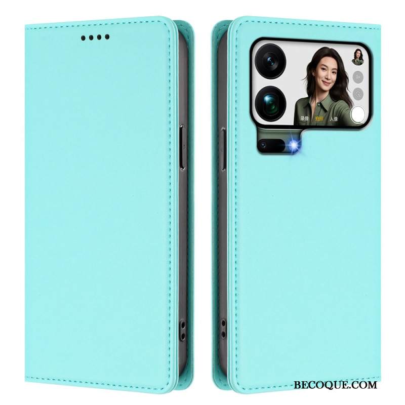 Nahkakotelo Xiaomi 17 Pro Max Puhelinkuoret Magneettinen Suljin Ja Rfid-suojaus