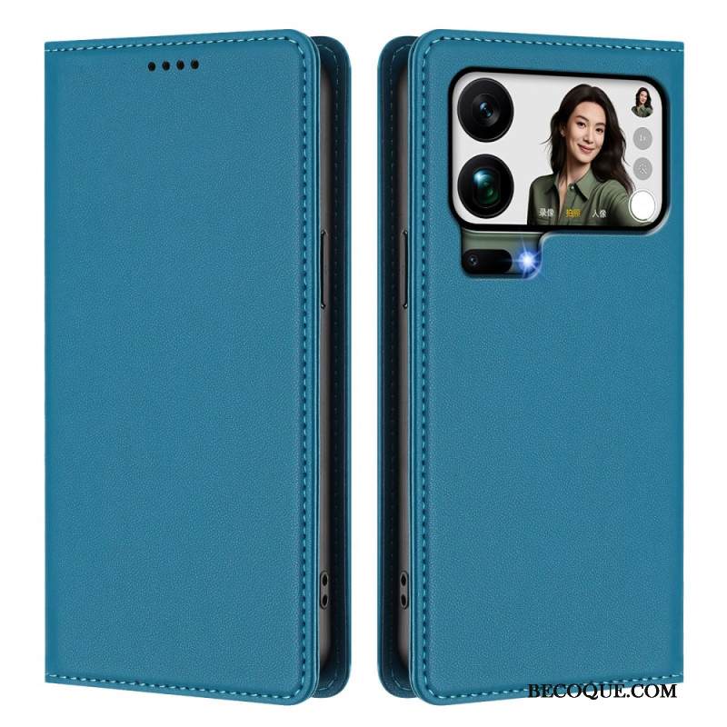 Nahkakotelo Xiaomi 17 Pro Max Puhelinkuoret Magneettinen Suljin Ja Rfid-suojaus