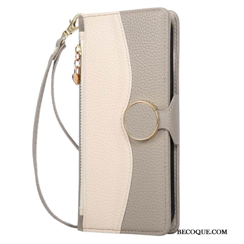 Nahkakotelo Xiaomi 17 Pro Vetoketjullinen Lompakko