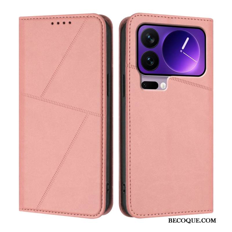 Nahkakotelo Xiaomi 17 Pro Viivakuvio