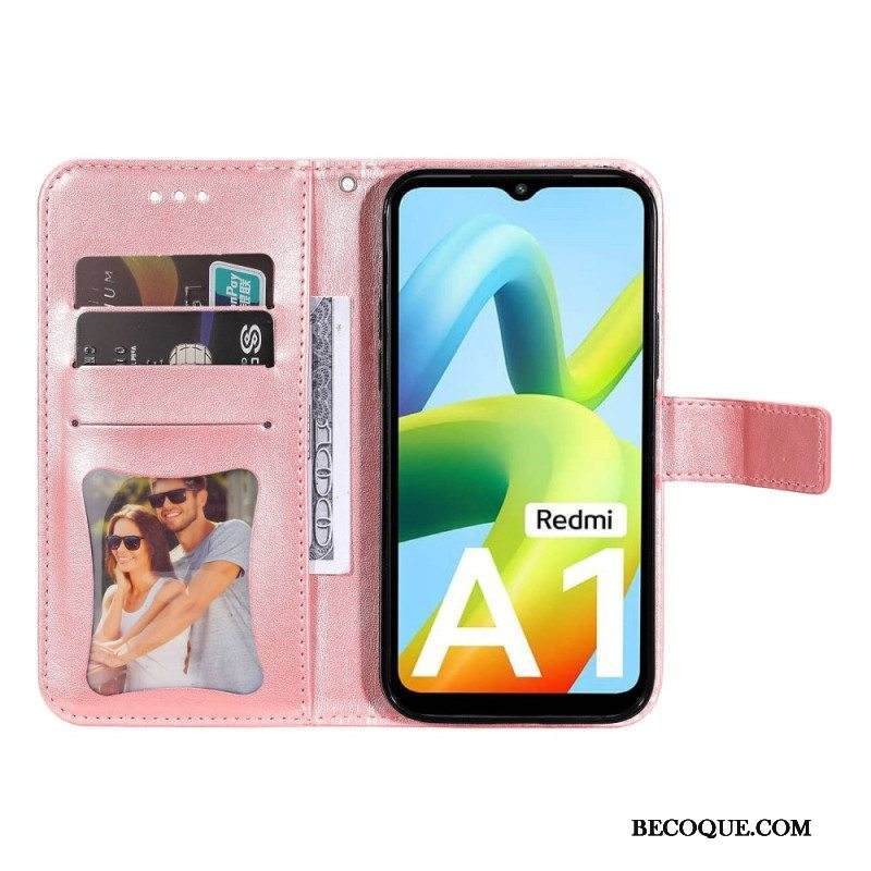 Nahkakotelo Xiaomi Redmi A1 Kukka Mandala