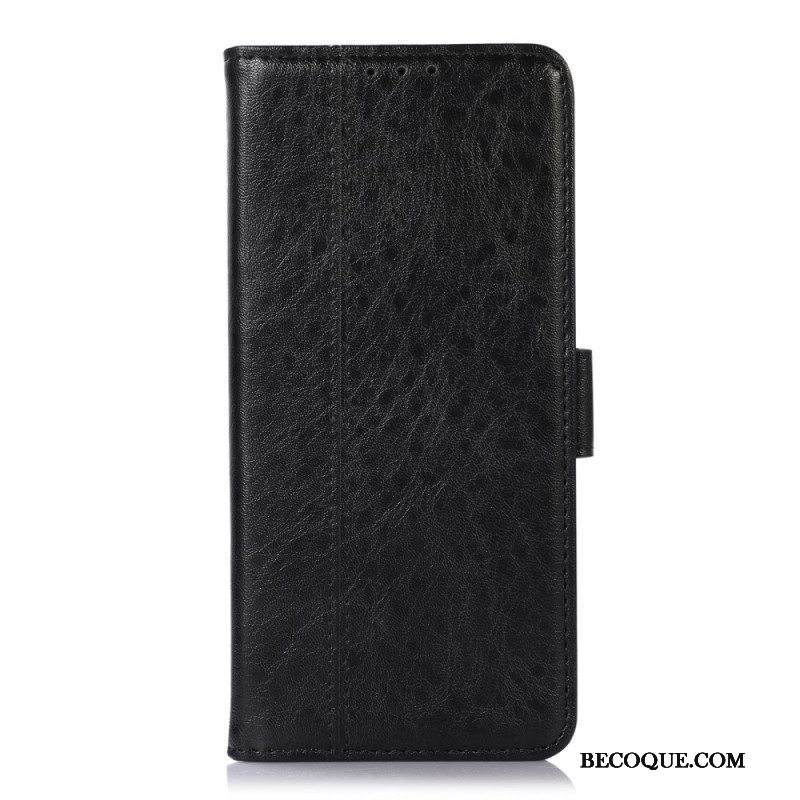 Nahkakotelo Xiaomi Redmi Note 11 / 11S Hienovarainen Ompelu