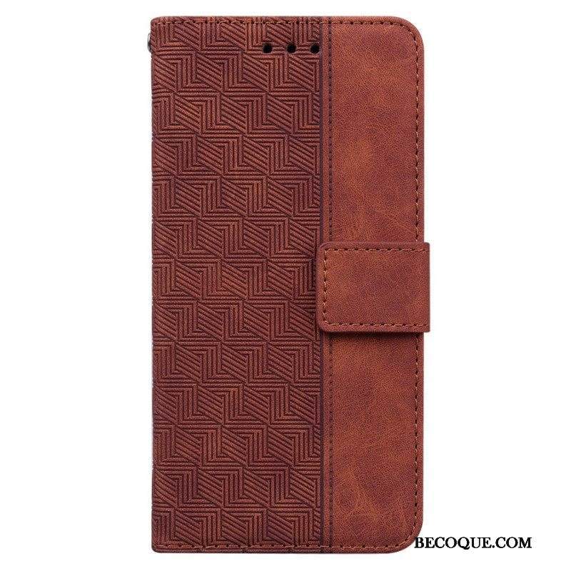 Nahkakotelo Xiaomi Redmi Note 11 / 11S Suojaketju Kuori Hihnallinen Kuvio