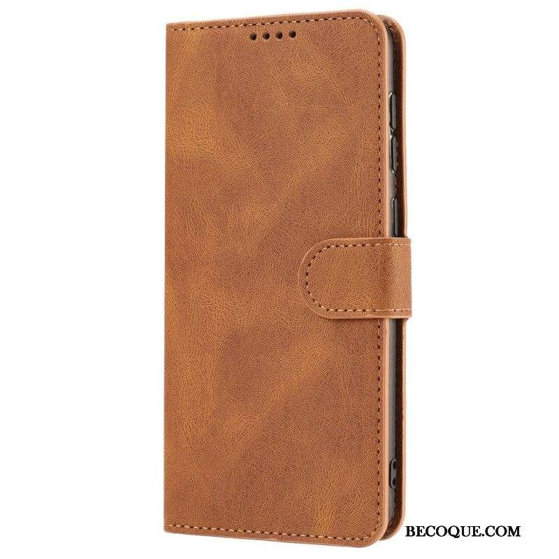 Nahkakotelo Xiaomi Redmi Note 12 5G Suojaketju Kuori Retro Strappy