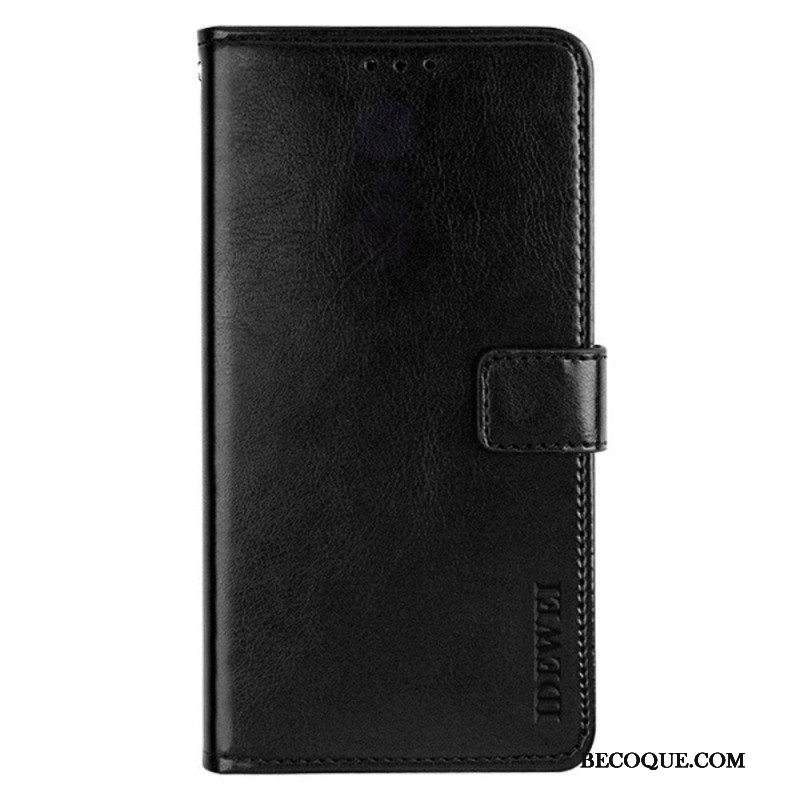 Nahkakotelo Xiaomi Redmi Note 12 Pro Nahkajäljitelmä Idewei