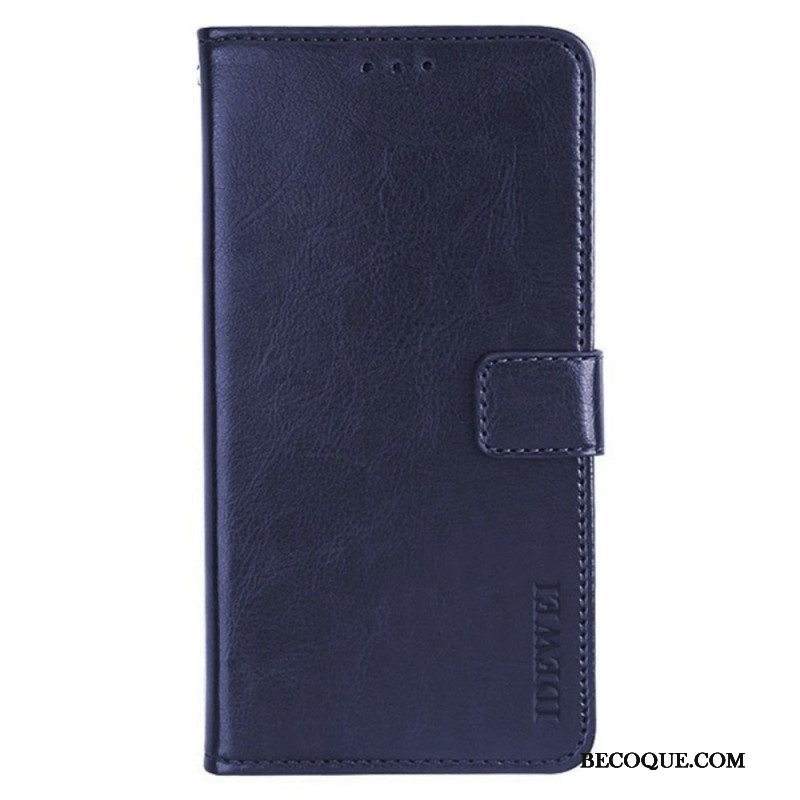 Nahkakotelo Xiaomi Redmi Note 12 Pro Nahkajäljitelmä Idewei