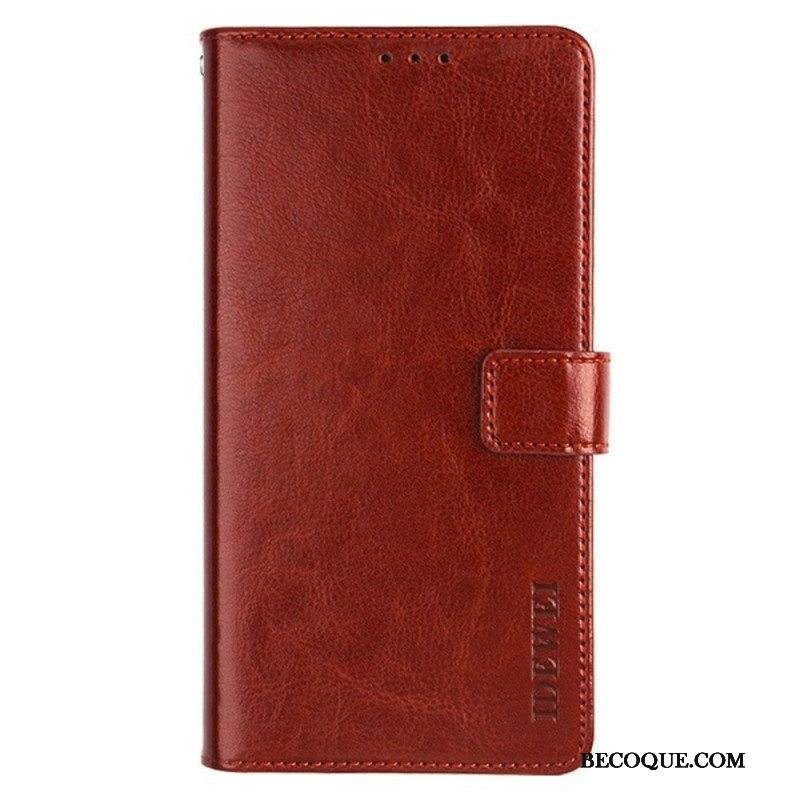 Nahkakotelo Xiaomi Redmi Note 12 Pro Nahkajäljitelmä Idewei