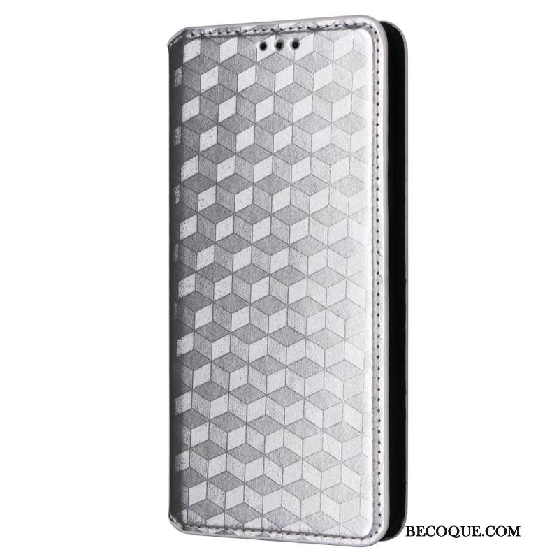 Nahkakotelo Xiaomi Redmi Note 13 Pro 4g Puhelinkuoret Timanttikuvio