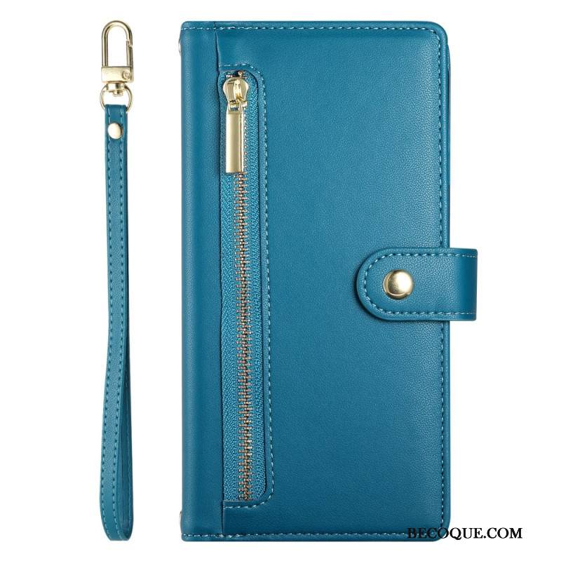 Nahkakotelo Xiaomi Redmi Note 14 4g Lompakko Ja Hihnat