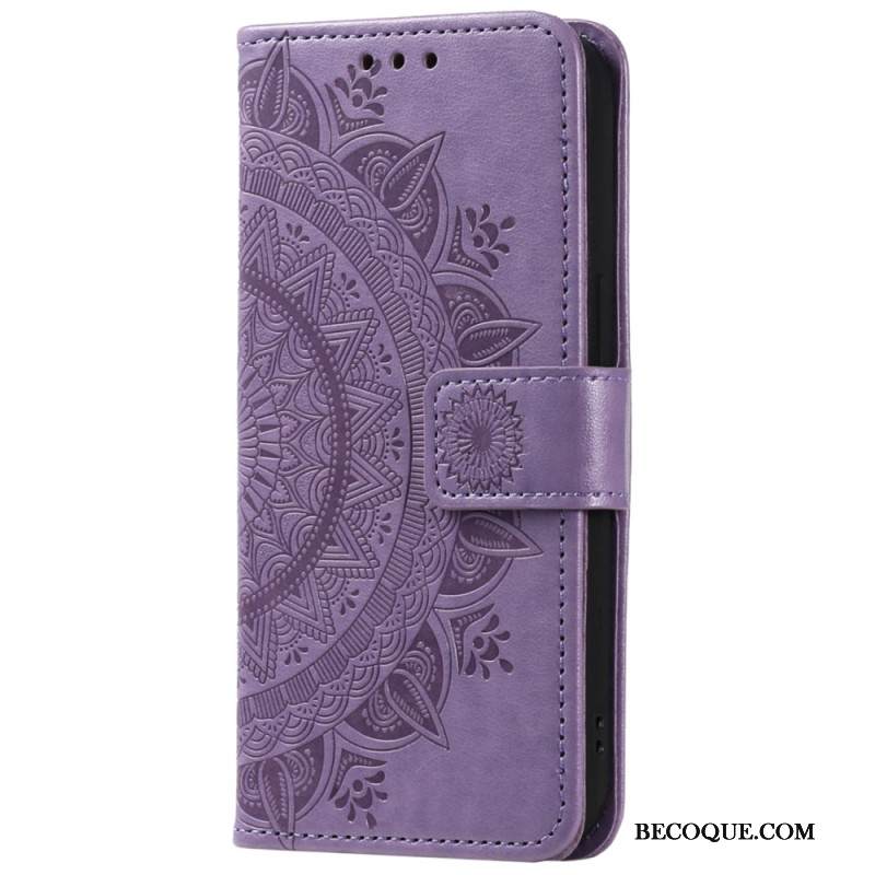 Nahkakotelo Xiaomi Redmi Note 14 4g Mandala-aurinko