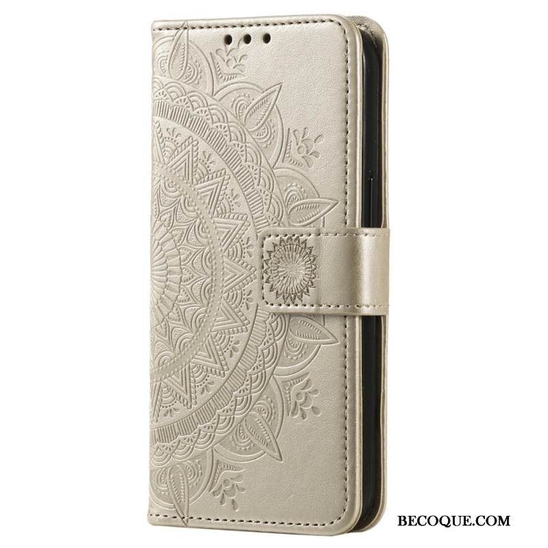 Nahkakotelo Xiaomi Redmi Note 14 4g Mandala-aurinko