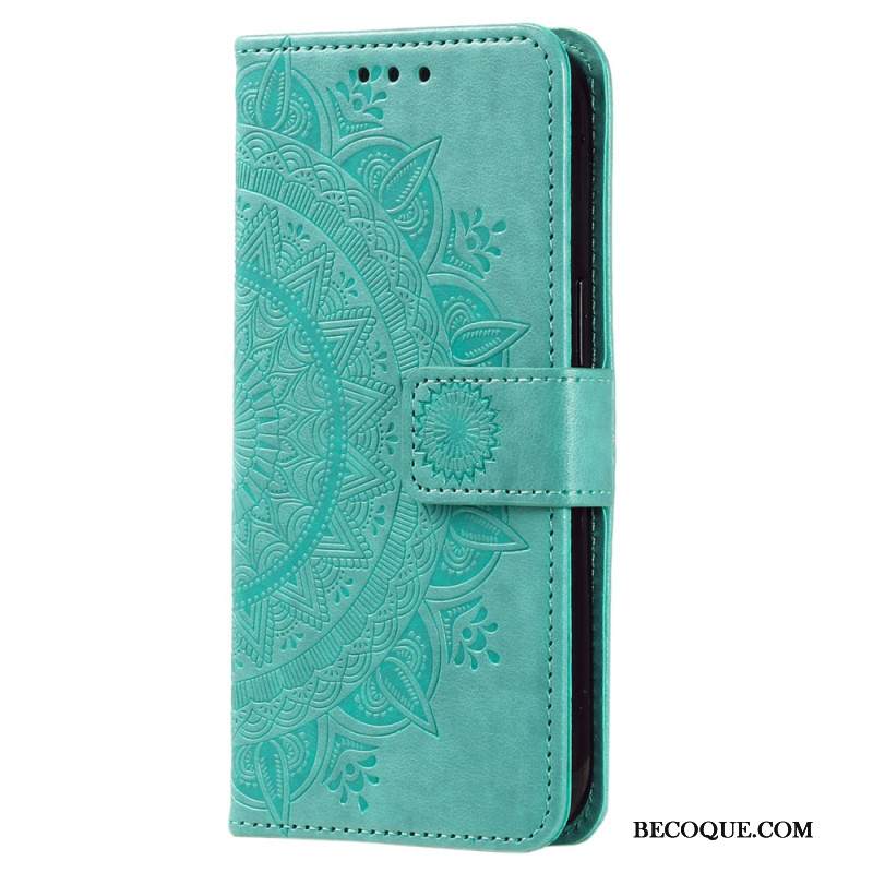 Nahkakotelo Xiaomi Redmi Note 14 4g Mandala-aurinko