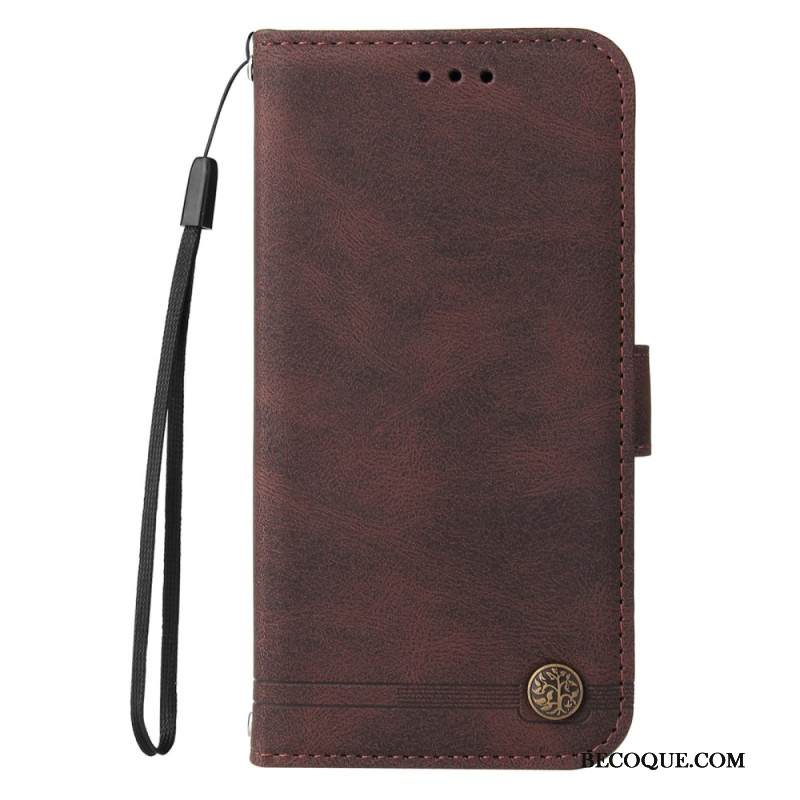 Nahkakotelo Xiaomi Redmi Note 14 4g Retroefekti