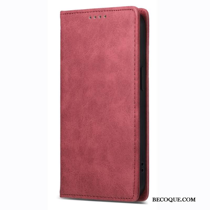 Nahkakotelo Xiaomi Redmi Note 14 4g Vintage Rfid-esto Suojakuori