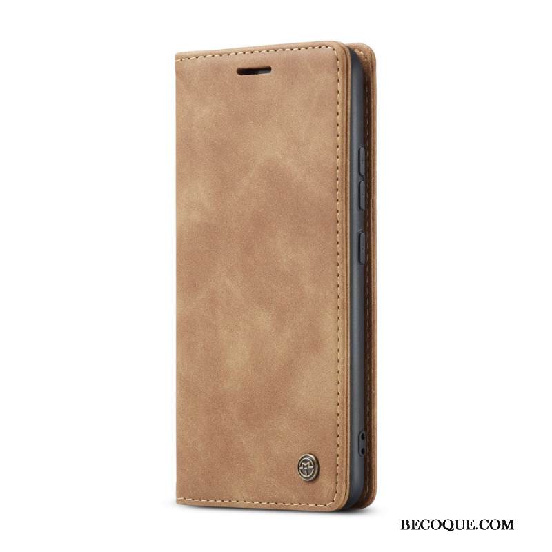 Nahkakotelo Xiaomi Redmi Note 14 5g Caseme Nahkaefekti Suojakuori