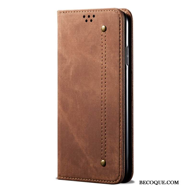 Nahkakotelo Xiaomi Redmi Note 14 5g Farkkukangas