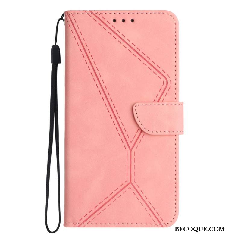 Nahkakotelo Xiaomi Redmi Note 14 5g Hihnan Linjat Ja Vetimet