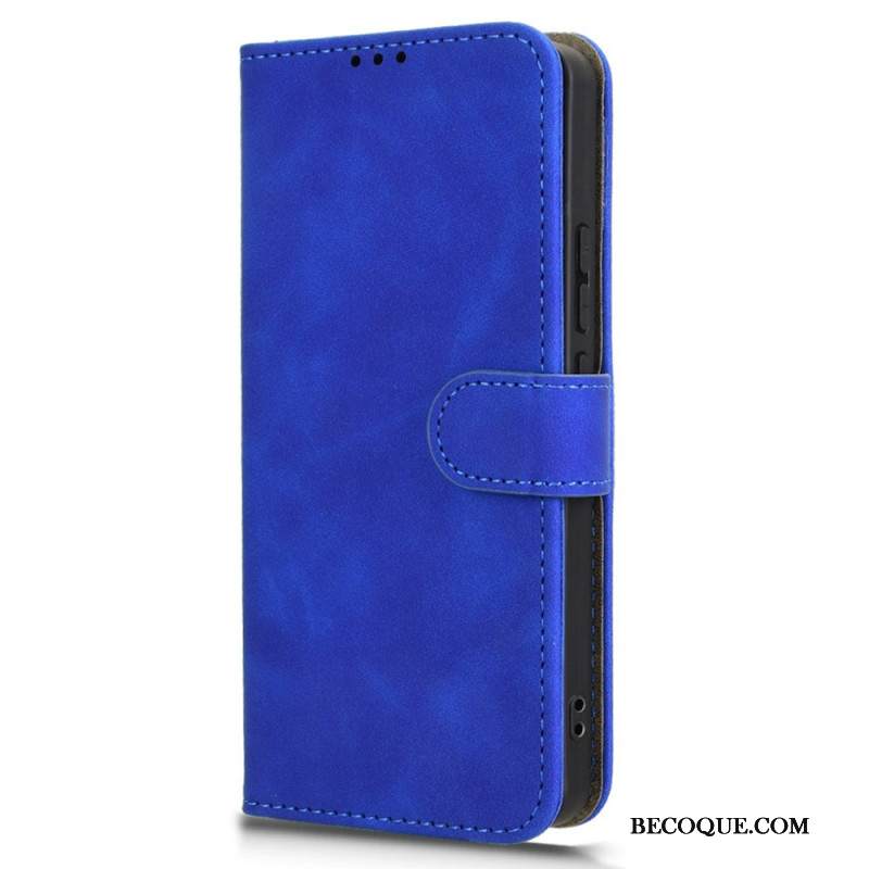 Nahkakotelo Xiaomi Redmi Note 14 5g Klassinen Mokkanahkaefekti