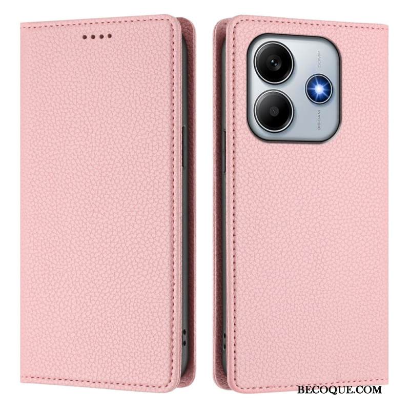 Nahkakotelo Xiaomi Redmi Note 14 5g Nahkaefekti Rfid-esto