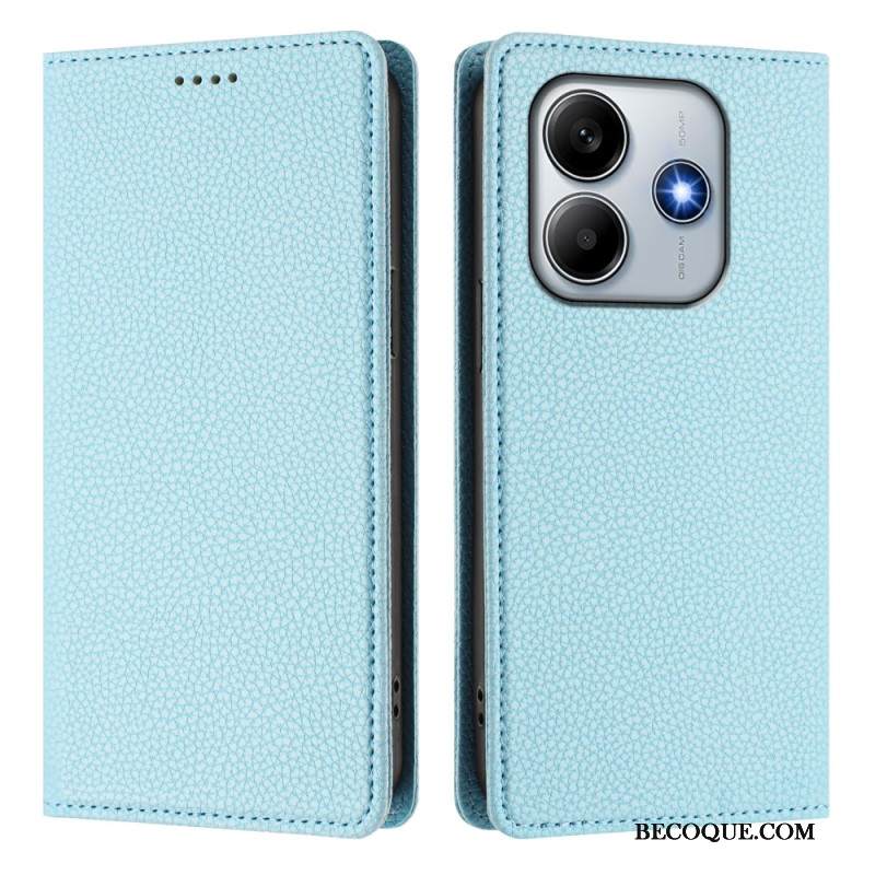 Nahkakotelo Xiaomi Redmi Note 14 5g Nahkaefekti Rfid-esto