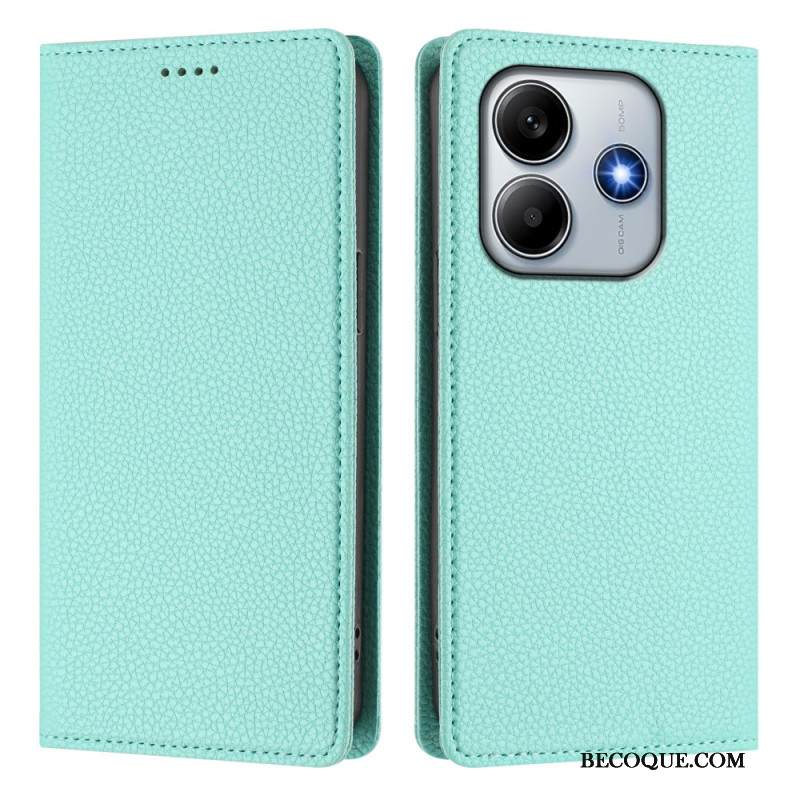 Nahkakotelo Xiaomi Redmi Note 14 5g Nahkaefekti Rfid-esto