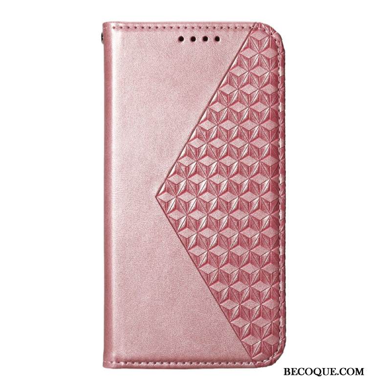 Nahkakotelo Xiaomi Redmi Note 14 5g Timanttikuvio