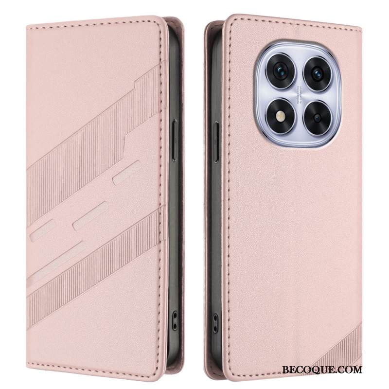 Nahkakotelo Xiaomi Redmi Note 14 Pro 4g Puhelinkuoret Punk-tyylinen