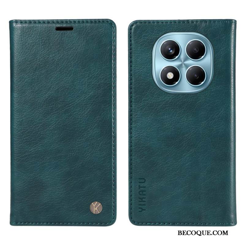 Nahkakotelo Xiaomi Redmi Note 14 Pro 4g Vintage Yikatu