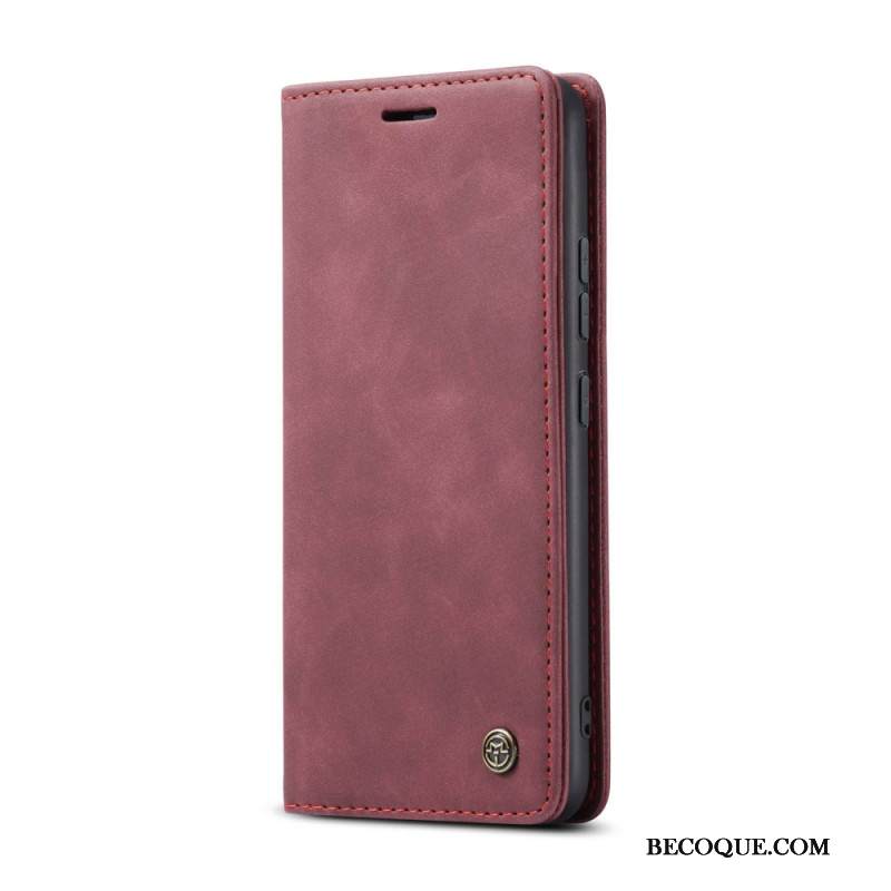 Nahkakotelo Xiaomi Redmi Note 14 Pro 5g Caseme-mokkanahkakuvio