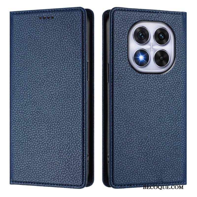 Nahkakotelo Xiaomi Redmi Note 14 Pro 5g Teksturoitu Rfid Suojakuori