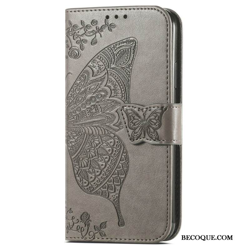 Nahkakotelo Xiaomi Redmi Note 14 Pro Plus 5g Barokkiperhonen