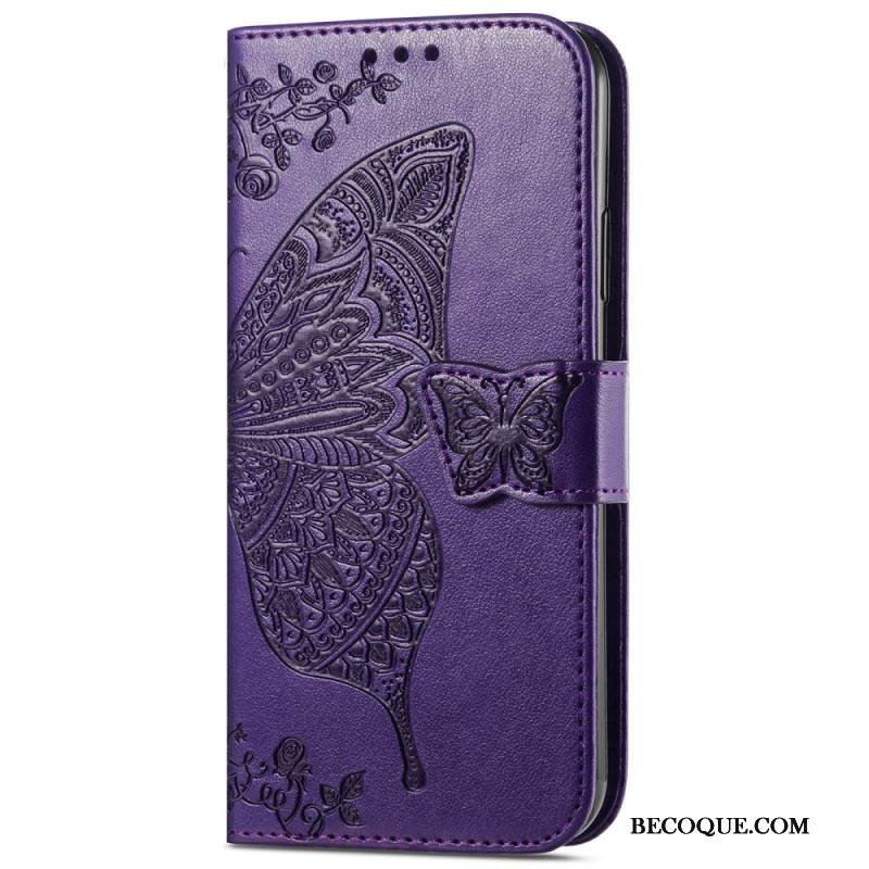 Nahkakotelo Xiaomi Redmi Note 14 Pro Plus 5g Barokkiperhonen