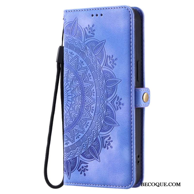 Nahkakotelo Xiaomi Redmi Note 14 Pro Plus 5g Mandala-mokkanahkakuvio