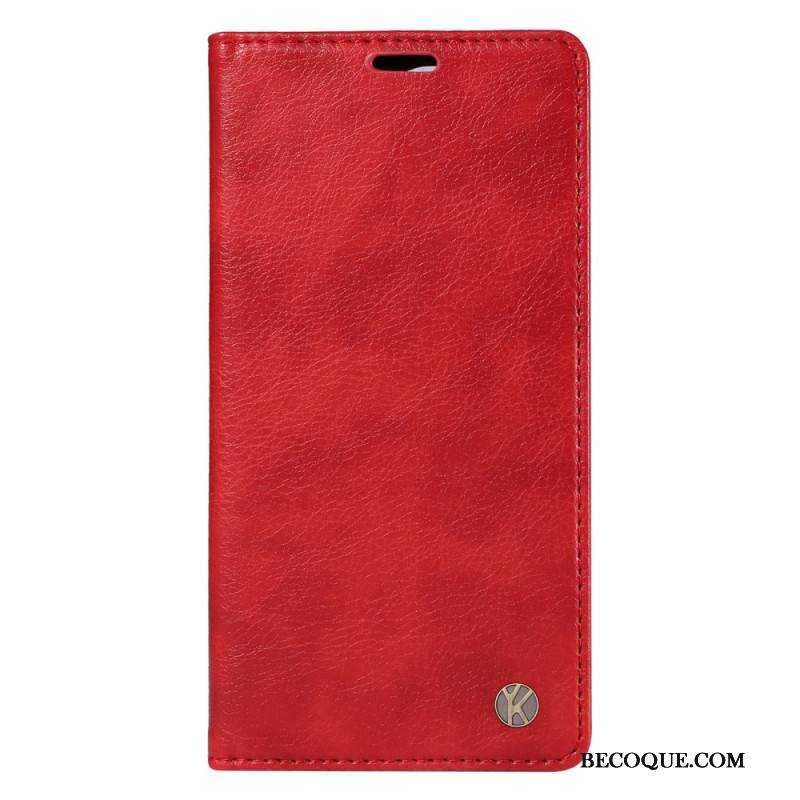 Nahkakotelo Xiaomi Redmi Note 14 Pro Plus 5g Vintage Ykatu Suojakuori