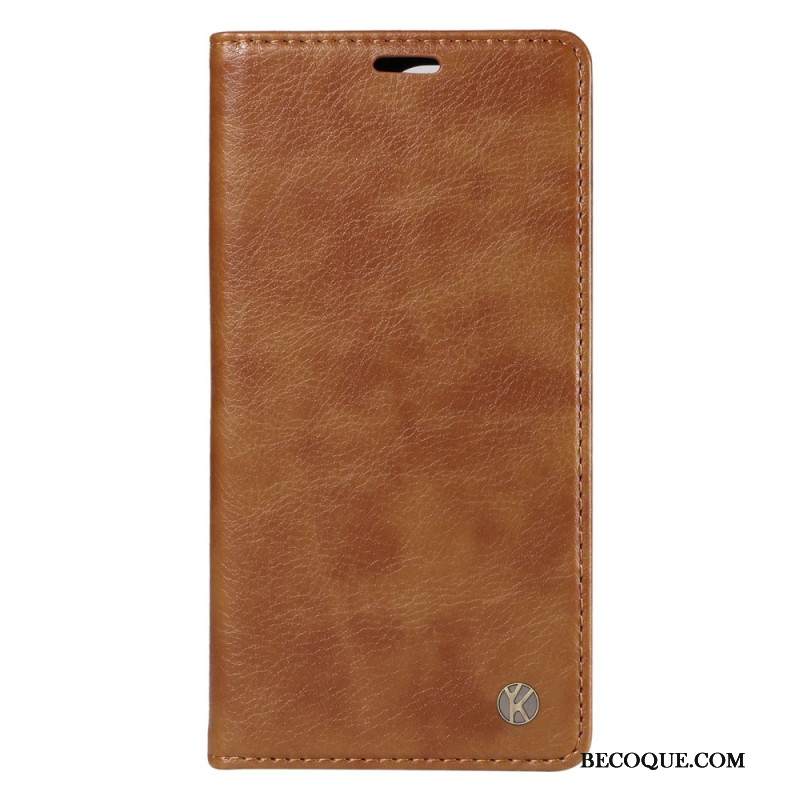 Nahkakotelo Xiaomi Redmi Note 14 Pro Plus 5g Vintage Ykatu Suojakuori