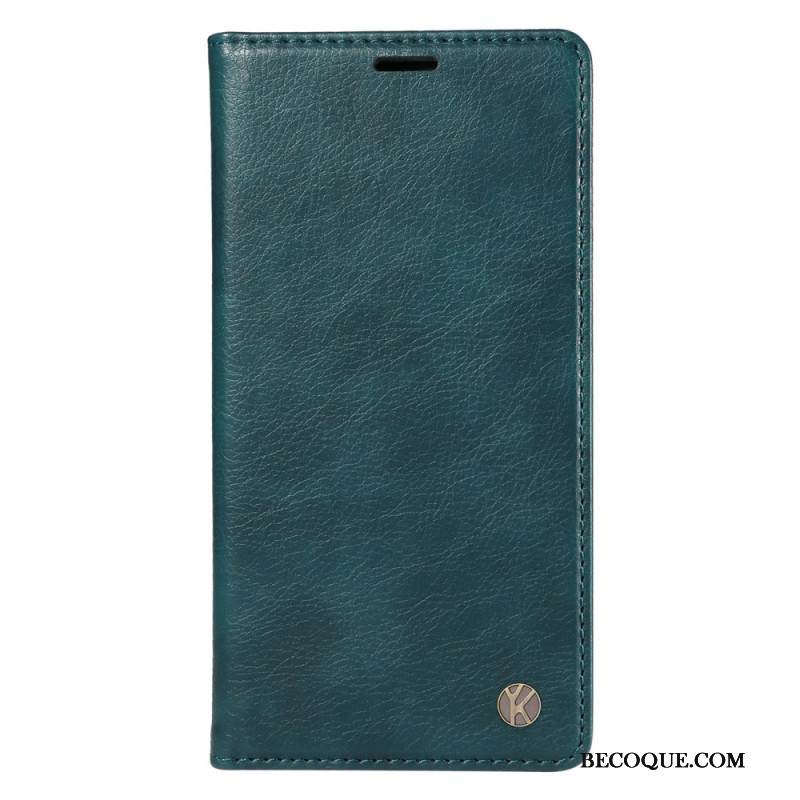 Nahkakotelo Xiaomi Redmi Note 14 Pro Plus 5g Vintage Ykatu Suojakuori