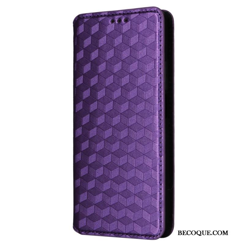 Nahkakotelo Xiaomi Redmi Note 14s Puhelinkuoret Timanttikuvio