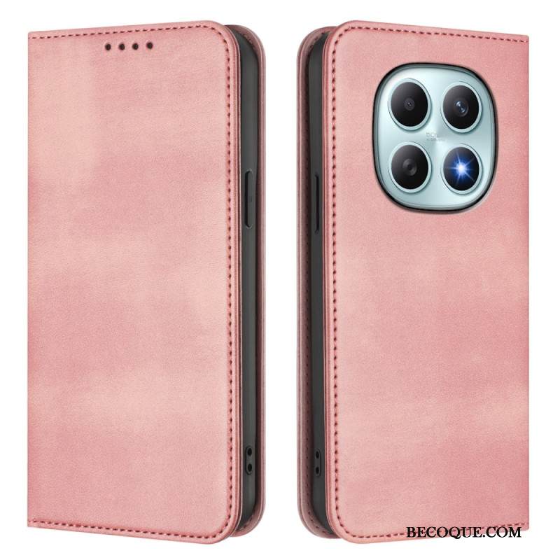 Nahkakotelo Xiaomi Redmi Note 15 5g Retro Rfid-suojauksella