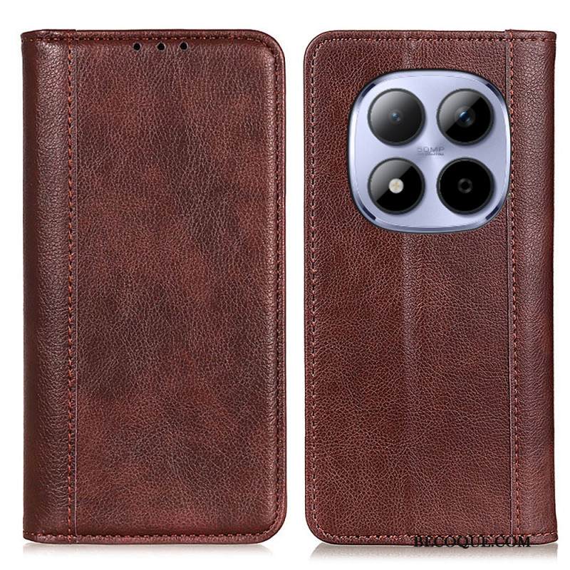 Nahkakotelo Xiaomi Redmi Note 15 Pro 5g Haljasnahka