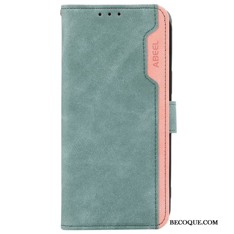 Nahkakotelo Xiaomi Redmi Note 15 Pro 5g Kaksivärinen Abeel