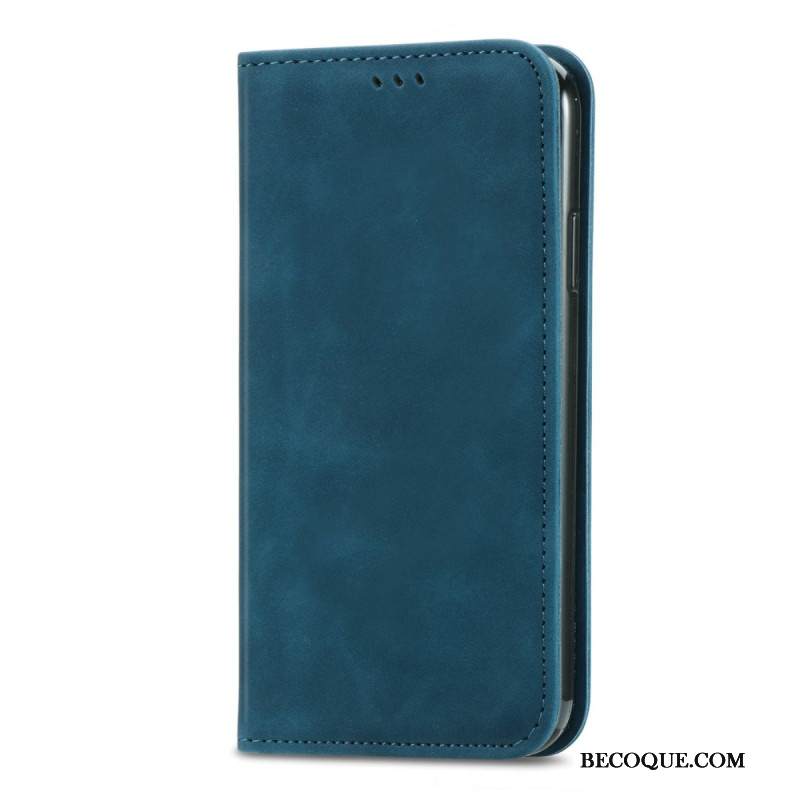 Nahkakotelo Xiaomi Redmi Note 15 Pro Plus 5g Mokkanahkaefekti Suojakuori