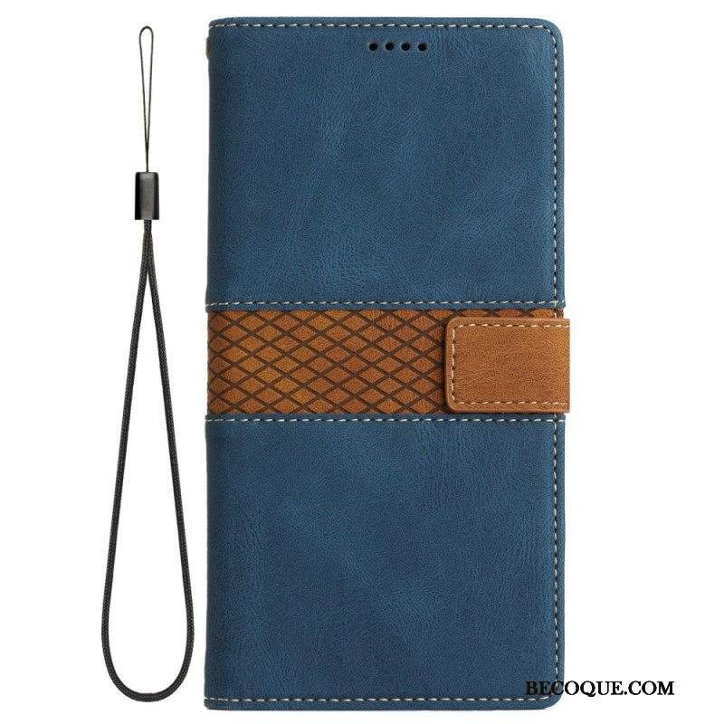 Nahkakotelo iPhone 14 Pro Friise Hihnalla