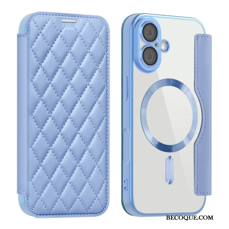 Nahkakotelo iPhone 17 Magsafe-yhteensopiva Tikattu