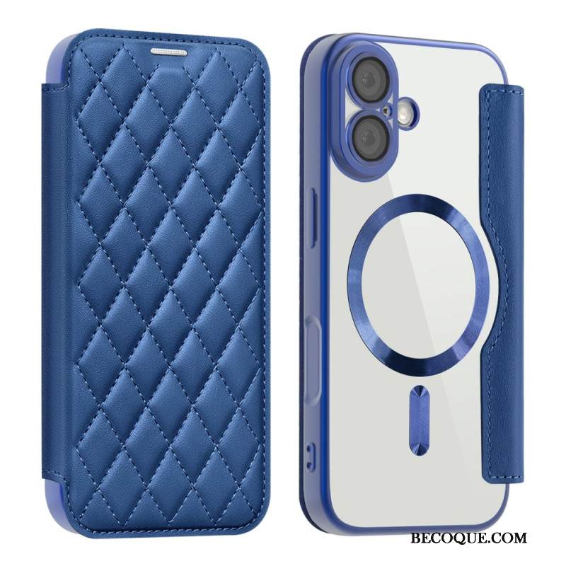 Nahkakotelo iPhone 17 Magsafe-yhteensopiva Tikattu