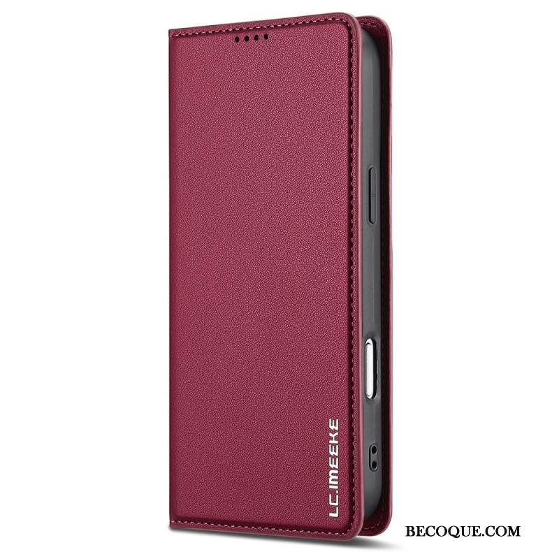 Nahkakotelo iPhone 17 Pro Klassinen Lc.imeeke Suojakuori