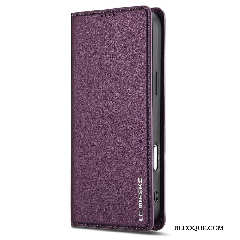 Nahkakotelo iPhone 17 Pro Klassinen Lc.imeeke Suojakuori