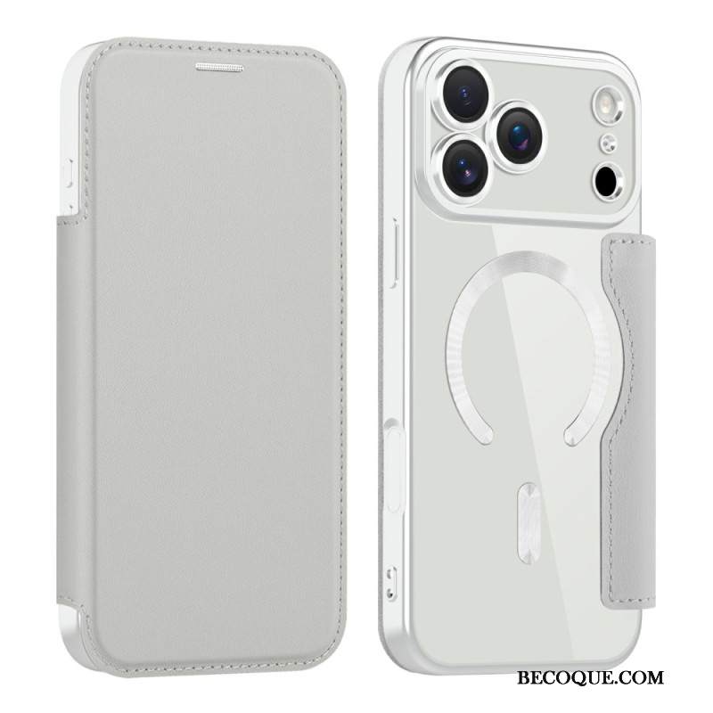 Nahkakotelo iPhone 17 Pro Magsafe-yhteensopiva Rfid-suojauksen Kanssa