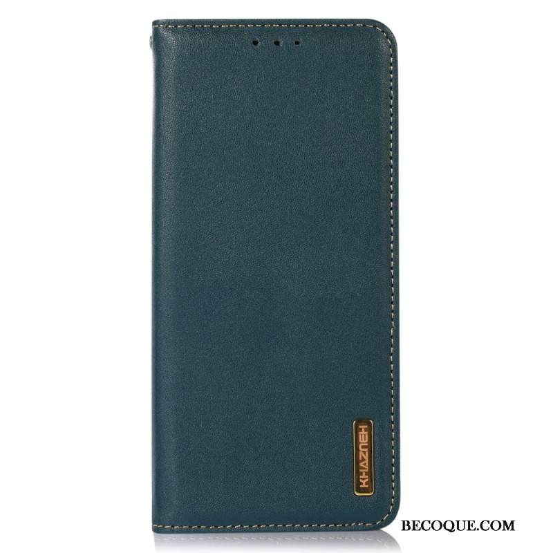 Nahkakotelo iPhone 17 Pro Max Ensiluokkainen Nahka Khazneh Suojakuori