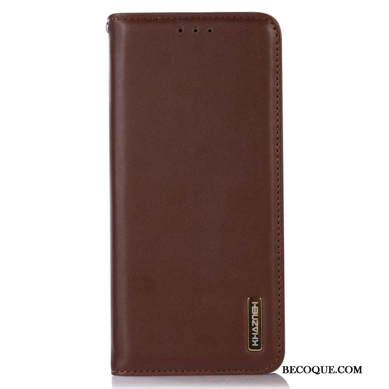 Nahkakotelo iPhone 17 Pro Max Ensiluokkainen Nahka Khazneh Suojakuori