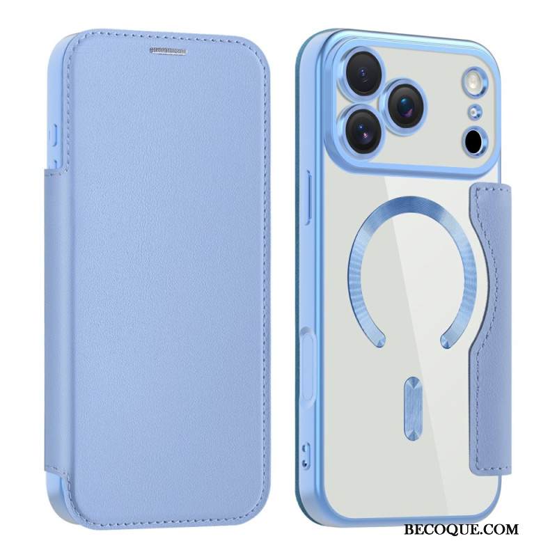 Nahkakotelo iPhone 17 Pro Max Magsafe-yhteensopiva Rfid-eston Kanssa Suojakuori